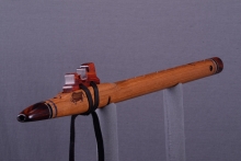 Borneo Ironwood Native American Flute, Minor, Mid F#-4, #I71H (1)